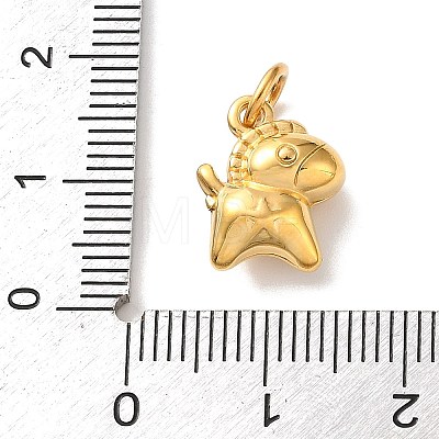 304 Stainless Steel Charms STAS-A152-02G-G-1