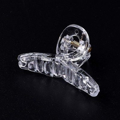 Transparent Plastic Large Claw Hair Clips PHAR-F016-05-1
