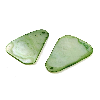 Dyed Natural Shell Pendants SHEL-C010-13C-1