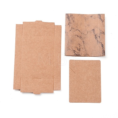 Kraft Paper Boxes and Necklace Jewelry Display Cards LS-CON-L016-B07-1
