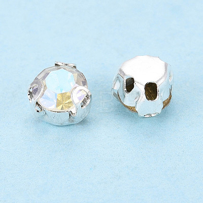 Sew on Rhinestone Montee Beads KK-T071-01F-01-1