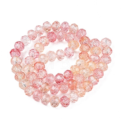 Transparent Glass Beads Strands GLAA-T023-6mm-A06-1