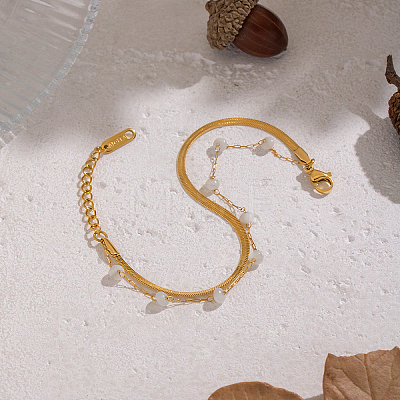 European 304 stainless Steel Multi-Layer Bracelets ZZ1127-1