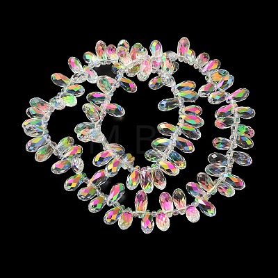 Electroplate Glass Beads Strands EGLA-B006-01A-FR02-1