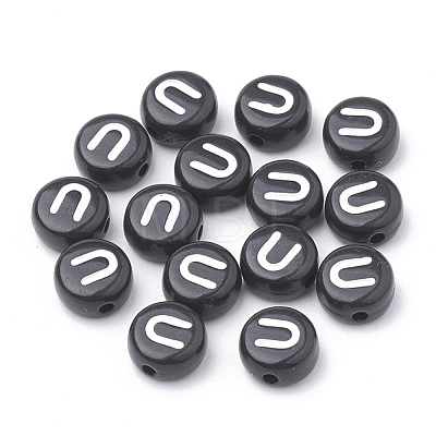 Opaque Acrylic Beads SACR-N002-02U-1