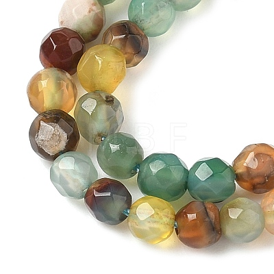 Natural Agate Beads Strands X-G-H302-A01-11-1
