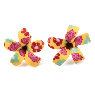 Handmade Polymer Clay Beads PY-CBAA00E-01A-1