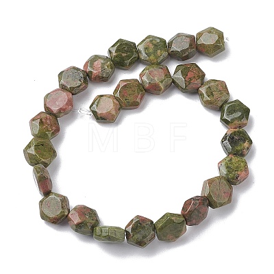 Natural Unakite Beads Strands G-K359-C15-01-1