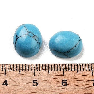 Synthetic Turquoise Cabochons G-G145-01A-27-1