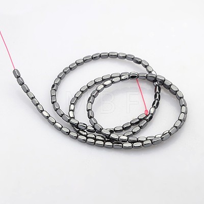 Electroplate Non-magnetic Synthetic Hematite Beads Strands G-J213D-M-1