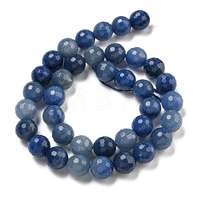 Natural Blue Aventurine Beads Strands G-E571-A10-03-1