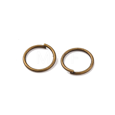 Brass Saw Cut Open Jump Rings KK-G514-01L-AB-1