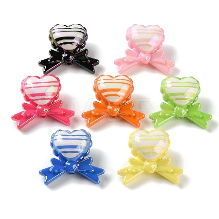 UV Plating Opaque Acrylic Beads AC-CBAEAA8-21-1