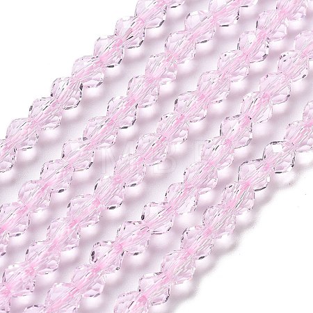 Transparent Glass Beads Strands GLAA-A014-03N-1