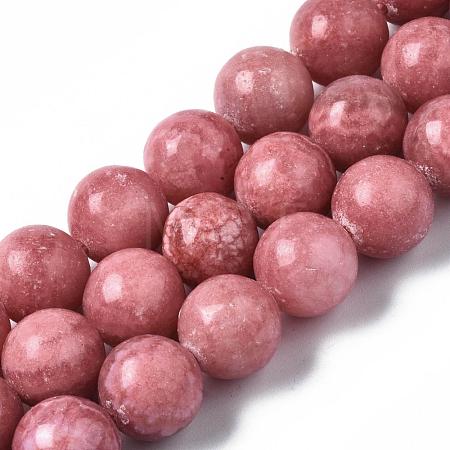 Natural Chalcedony Beads Strands G-S333-12mm-007-1