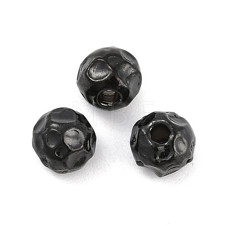 Textured 316 Surgical Stainless Steel Beads STAS-M106-01A-EB-1