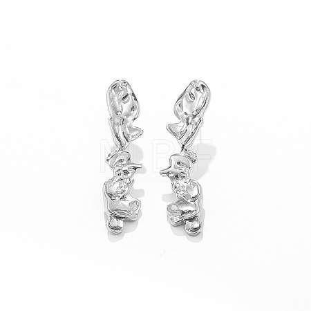 Nuggets Alloy Stud Earrings WGF24C0-07-1