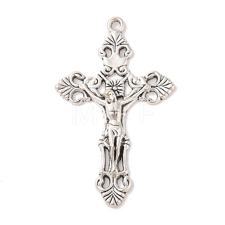 Tibetan Style Alloy Pendants X-TIBEP-S298-011AS-LF-1