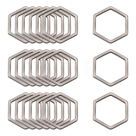 Non-Tarnish 304 Stainless Steel Linking Ring X-STAS-S079-26A-1