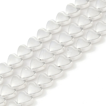 Electroplated Synthetic Non-Magnetic Hematite Beads Strands G-U003-19A-02-1