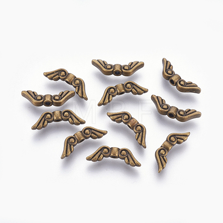 Tibetan Style Alloy Beads TIBEB-A11-3712-AB-FF-1