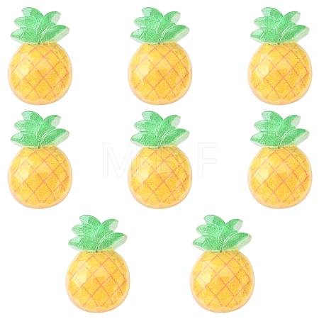 Translucent Resin Decoden Cabochons CRES-YW0001-06-1