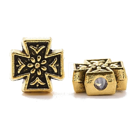 Tibetan Style Alloy Beads FIND-H038-02AG-1