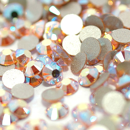 Glass Flat Back Rhinestone RGLA-C002-SS16-362AB-1