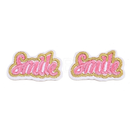 Polyester Computerized Embroidery Cloth Iron on Sew on Patches PATC-L001-07-1