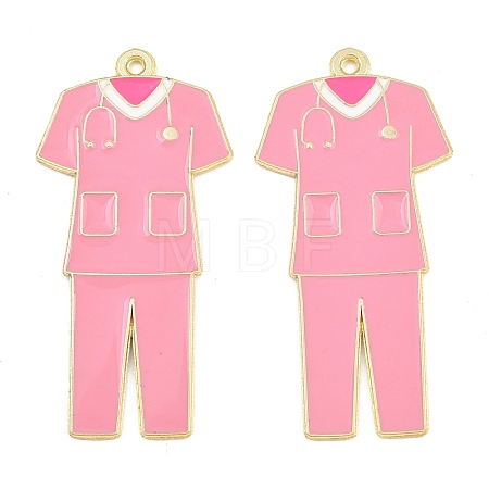 Medical Theme Alloy Enamel Pendants AL-CBA2919-03G-06B-1