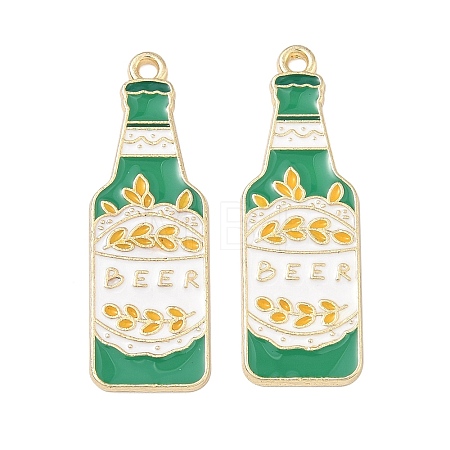Alloy Enamel Pendants FIND-H020-01C-G-1