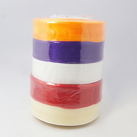 Sheer Organza Ribbon ORIB-RS25mmY-1