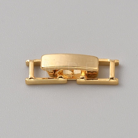 Brass Fold Over Clasps KK-WH0079-109B-G-1