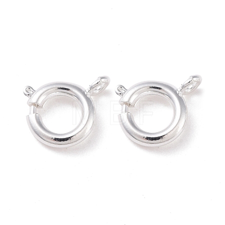 Eco-friendly Brass Spring Ring Clasps KK-D082-01B-S-1