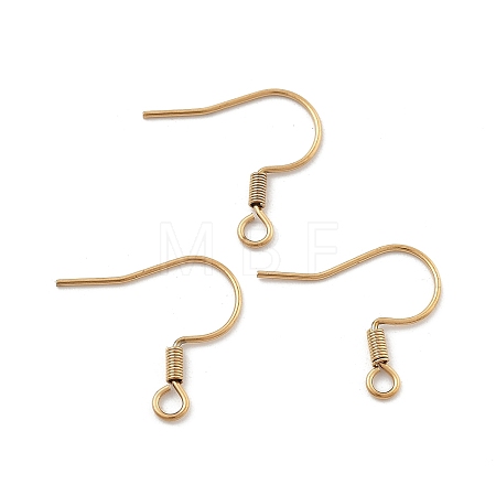 304 Stainless Steel Earring Hooks Ion Plating(IP) STAS-P221-04G-01-1