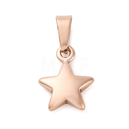 Ion Plating(IP) 304 Stainless Steel Charms STAS-I127-067RG-1