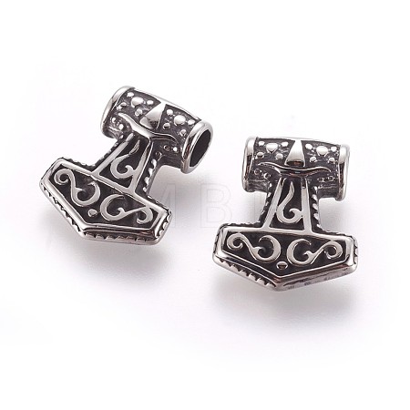 304 Stainless Steel Pendants STAS-P237-01AS-1