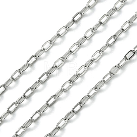 Tarnish Resistant 304 Stainless Steel Cable Chains CHS-L015-15-1