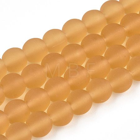 Transparent Glass Beads Strands GLAA-T032-T6mm-MD08-1