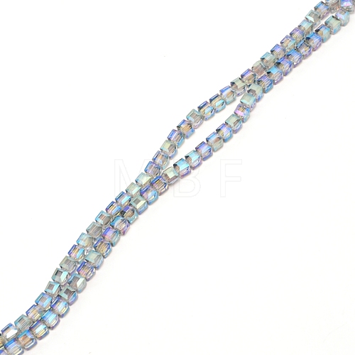 Electroplate Glass Beads EGLA-TAC0002-01C-02-1