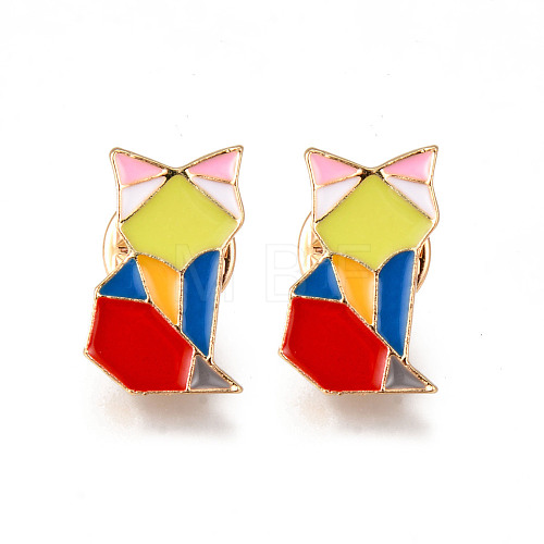 Alloy Enamel Brooches JEWB-N006-054-NR-1