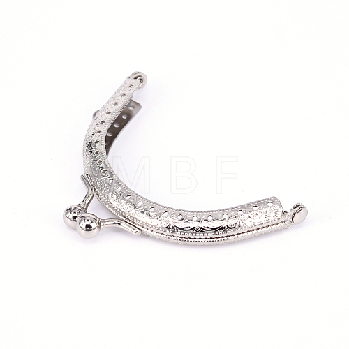 Iron Purse Frame Kiss Clasp Lock FIND-WH0052-91D-1