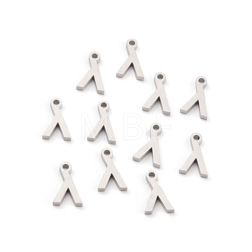 Non-Tarnish 304 Stainless Steel Pendants STAS-F267-10L-P-1