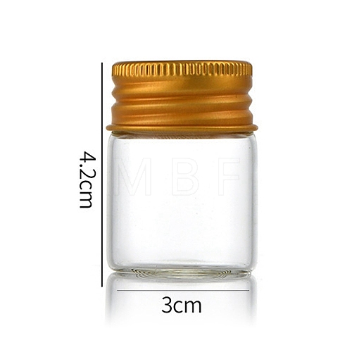 Clear Glass Bottles Bead Containers CON-WH0085-75B-02-1