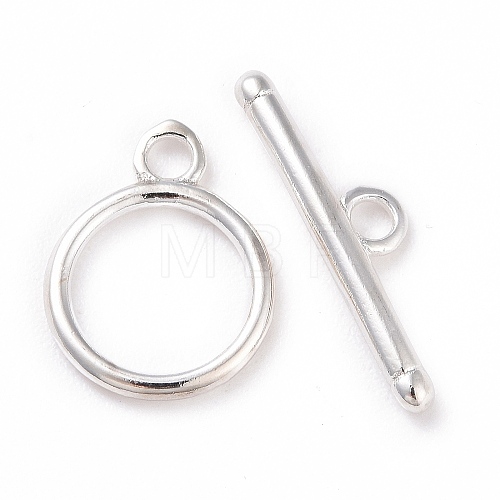 Eco-friendly Brass Toggle Clasps X-KK-D082-17S-1