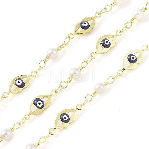 Enamel Lip Link Chains CHC-C006-02G-02-1