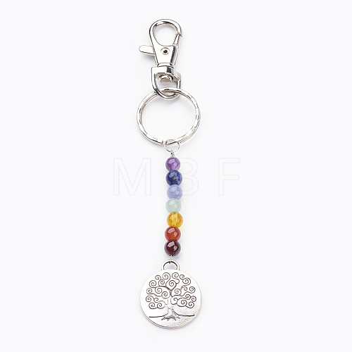 Tibetan Style Alloy Keychain KEYC-JKC00150-01-1