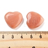 Heart Natural Red Aventurine Worry Stone G-C134-06A-21-3