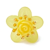 Glass Seed Beaded Rose Flower Pendants PALLOY-MZ01231-03-1