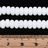 Opaque Spray Painted Glass Beads GLAA-ZX008-6mm-18G-4